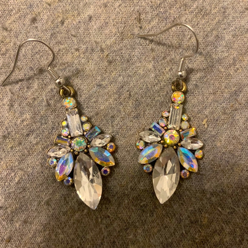 Rhinestone earrings